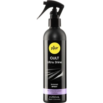 Bild av pjur CULT Ultra Shine Latex vård för intensiv glanseffekt utan efterpolering även gummi (250ml)