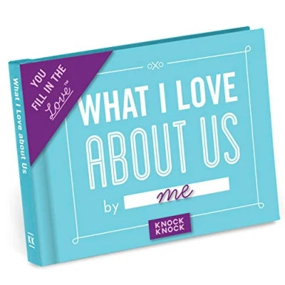 Bild av Knock What I Love about Us Fill In Dagbok, Flerfärgad, 4,5 x 3,25 tum