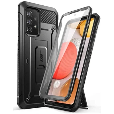 Bild av SupCase utomhusfodral för Samsung Galaxy A52/A52s 5G mobiltelefon stötfångare fodral 360 grader skyddande [Unicorn Beetle Pro] med integrerat skärmskydd (svart)