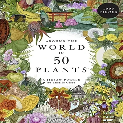 Bild av Laurence King Around The World in 50 Plants 1 000 bitar pussel, 45 x 60 cm