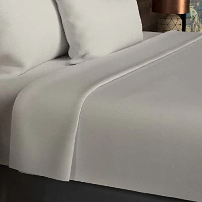 Bild av Drap plat en coton 57 fils 180x290 cm UNI lin, par Soleil d&#039;ocre