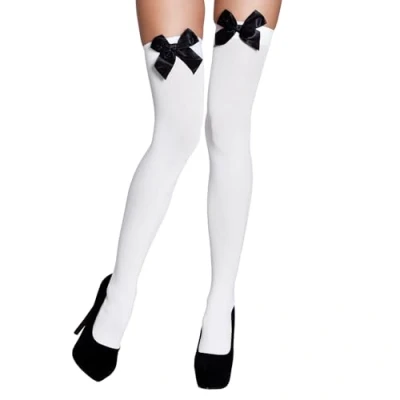 Bild av Boland Strumpor med rosett, Overknees, stretchiga strumpor, tillbehör, karneval, kostym, temafest