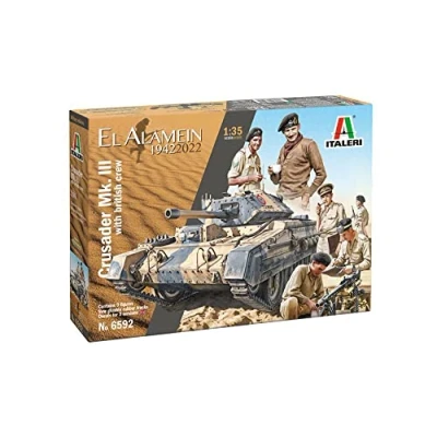 Bild av 1:35 Crusader Mk.III &amp; British Tank Crew