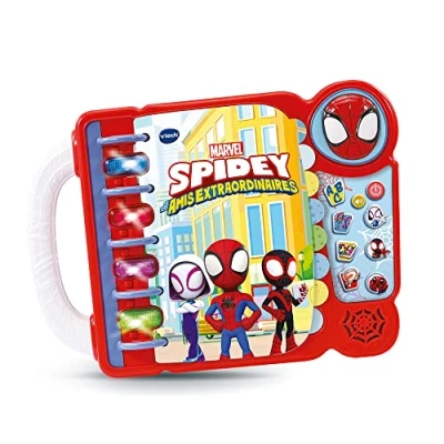 Bild av VTech Spideys pedagogiska lekbok, pedagogisk bok för barn, Spidey 3 till 7 år Version SE