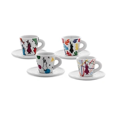 Bild av Bialetti Konstglas Espressofat Set 4