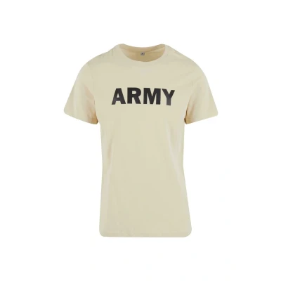 Bild av Brandit ARMY Tshirt med print, Storlek: Large, Beige