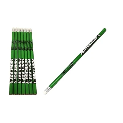 Bild av Minecraft Barn brevpapper set pennor (8 delar) gästgåvor, present barnfödelsedag, penna för att fylla skolväskan, skolstart (Minecraft Creeper), 4480530B