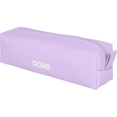 Bild av Dohe Enkelt skolpennfodral 1 fack, rektangulärt multifunktionspennfodral, 21x5x6 cm, dragkedja, tillverkad av slitstark polyester SERENITY Lila