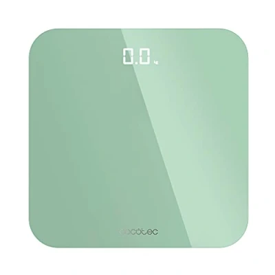 Bild av Cecotec Digital Surface Precision 9350 Healthy Mint badrumsvåg, USB laddning, osynlig LED skärm, 300 x mm, 4 mätsensorer, upp till 180 kg