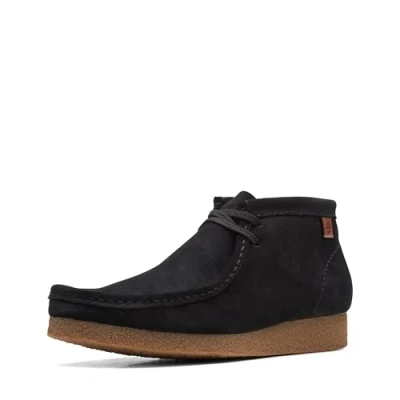 Bild av Clarks Sko för män Shacre Boot, Sammet svart, 41 EU Szeroki