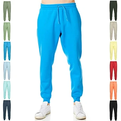 Bild av Ript Performance herr Essentials mjuk känsla myskläder mjukisbyxor joggingbyxor joggingbyxor, Blå askare, M