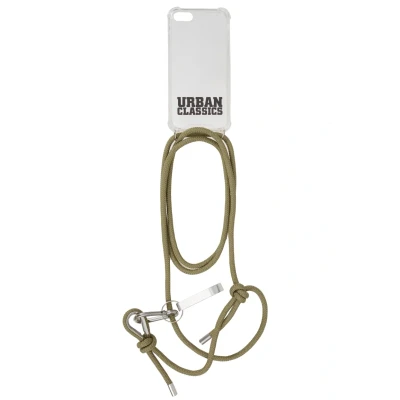 Bild av Urban Classics Phone Necklace WITH Additionals / I 6/7/8 Mobilväska, Storlek: One Size, Transparent/olive