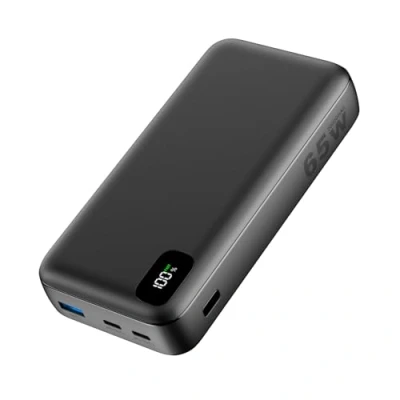 Bild av A ADDTOP Power Bank Externt batteri 20 000 mAh powerbank PD 65 W snabb laddning dubbel USB C bärbar laddare med 3 utgångar för dator MacBook Dell XPS iPhone iPad Samsung Switch