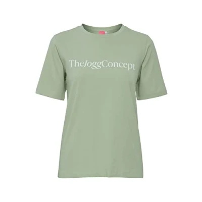 Bild av Thejoggconcept Jcsimona LOGO Tshirt med print, Storlek: Large, Light green