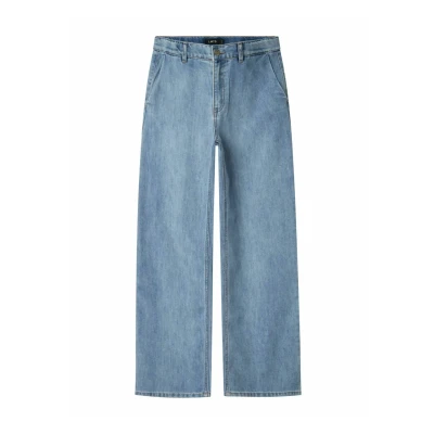 Bild av Lmtd Nlfrikke DNM Nw Wide Chino byxa, Ljusblå denim, 152