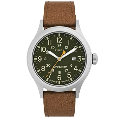 Bild av Timex Expedition Scout Men&#039;s 40 mm klocka, kastanj, Utsida