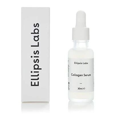 Bild av Anti aging collage serum från Ellipsis Labs, tillverkat med en process mot åldrande och kollagenfrämjande egenskaper för att minska fina linjer rynkor.