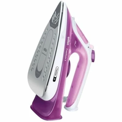 Bild av Braun FreeStyle 3 FI3124 PU, ångstrykjärn med FreeGlide 3D teknik, SuperCeramic sula, Ultimate FastClean, automatisk avstängning, vertikal ånga, lila