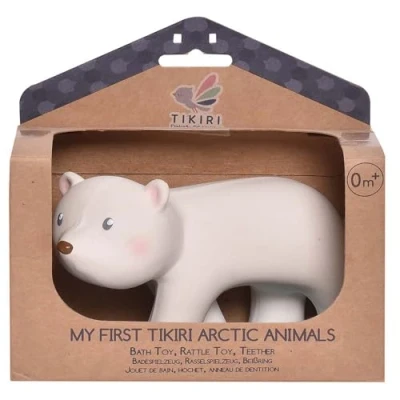 Bild av Tikiri My First Arctic Animals Polar Bear Bitleksak, Vit