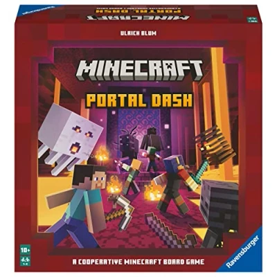 Bild av Ravensburger Familjespel Minecraft Portal Dash, brädspel för barn och vuxna, 24 spelare, från 10 år