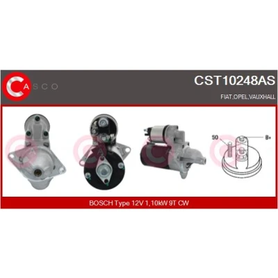 Bild av CASCO CST10248AS Startmotor 12V 1,10kW 9 CPS0067 M8 68mm OPEL: Astra H Hatchback, G Caravan, Corsa C Hatchback