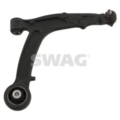 Bild av SWAG 70 93 2444 Bras de suspension avec roulement Essieu avant droit, inférieur barre oscillant transversal Fonte d&#039;acier FIAT: Panda II 5 portes