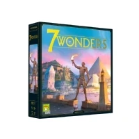 Bild av 7 Wonders Brädspel (Grundspel) Ny Utgåva För Vuxna och Familjen Civilisation Strategi Svenska Danska Norska Finska 3 Spelare Ålder 10+