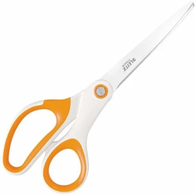 Bild av Leitz WOW titan kvalitetssax för höger eller vänsterhänta (båda händiga) singel 44 Qualitätsschere WOW, Edelstahl, 205 mm, orange apelsin