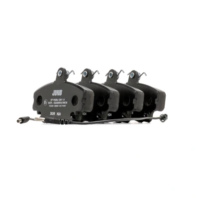 Bild av JURID 571526J Jeu de plaquettes frein contact signal d&#039;usure inclus avec accessoires RENAULT: CLIO 2, TWINGO 1