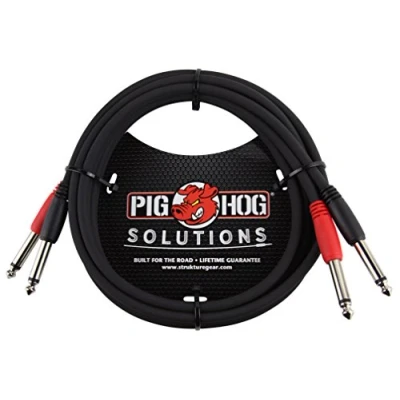 Bild av Grissvin PD 21410 dubbel 1/4 tum mono (hane) kabel, 10 fot