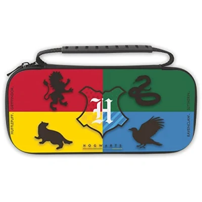 Bild av Freaks And Geeks Wizarding World Harry Potter 299254 XL skyddsfodral för Nintendo Switch, 4 hus, flerfärgad, flerfärgad