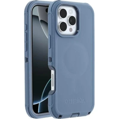 Bild av OtterBox Defender MagSafe Apple iPhone 16 Pro Max Baby blue Jeans