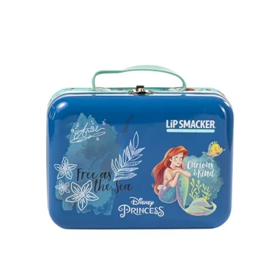 Bild av Lip Smacker Frozen Lunch Box Tin, All in One Safe to Use Make up Gifset for Kids Including Face, Lips and Nails with Hair Beauty Accessories Included your Kids&#039; Princess Look
