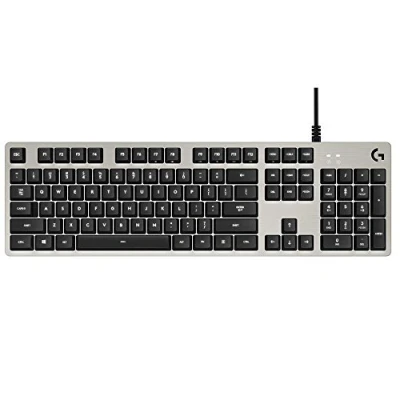 Bild av Logitech G413 Mekaniskt speltangentbord, Taktil Romer G switchar, borstat aluminiumhölje, programmerbar F knapp, USB genomgång, US QWERTY Layout silver/svart
