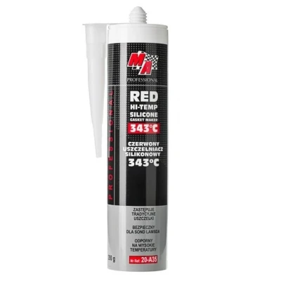 Bild av MA PROFESSIONAL 20 A35 Substance étanchéisante Tube Silicone 290 mastic, résistant à l&#039;huile Rouge