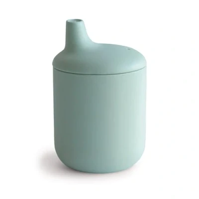 Bild av Mushie Pipmugg i Silikon Rekommenderad ålder: Från 6 månader Rymmer: Ca 175 ml Tål Diskmaskin och Mikrovågsugn Material: 100% Livsmedelsgodkänd (Cambridge Blue)