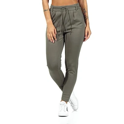 Bild av ONLY Dam Byxor Onlpoptrash Life Easy Col Pant Pnt Noos, Bungysnöre, S / 30L