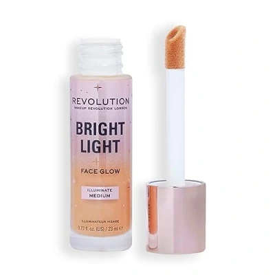 Bild av Makeup Revolution Bright Light FACE GLOW Highlighter, Storlek: 23 ml, Illuminate medium