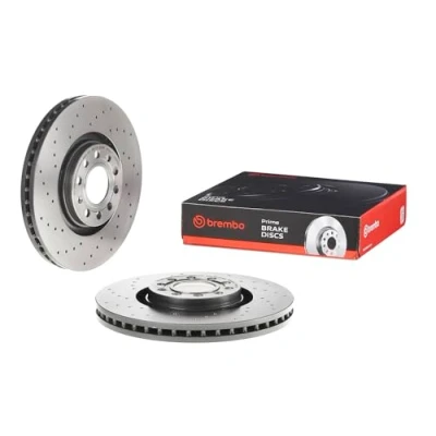 Bild av BREMBO COATED DISC LINE 09.A813.11 Disque de frein 320 30 5 percé/revêtement int. revêtu à haute teneur en carbone avec vis/boulons AUDI: A4 B7 Avant