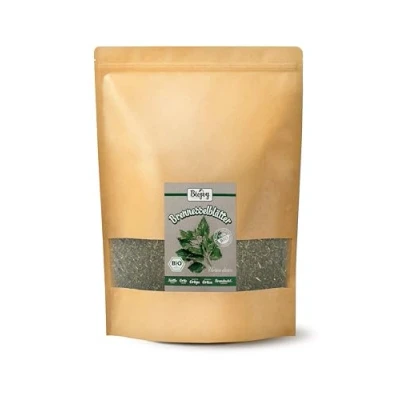 Bild av Biojoy EKO Brännässleblad från vild samling (500 g), torkade och hackade, örtte, lämplig för infusion te (Urtica dioica)