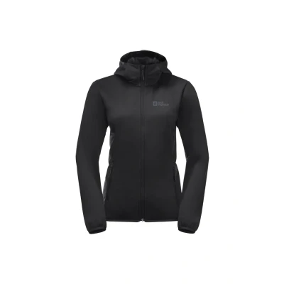 Bild av Jack Wolfskin Windhain Softshelljacka, Storlek: Large, Black