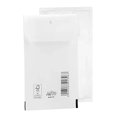 Bild av Bantex 400123013 Bubbelkuvert, Vit, 175 x 120 0.1 mm
