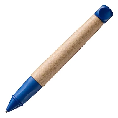 Bild av Lamy abc blå penna barnvänlig skrivpenna med halkfri, ergonomiskt handtag vridpenna robust lönnhölje inkl. finstreckstift M 44 i linjebredd 1,4 mm