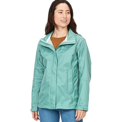 Bild av Marmot Kvinnor Wm&#039;s PreCip Eco Jacket, Lätt dunjacka, vattentät dunparkas, varm vinterrock, regntät vinterjacka, vindtät funktionsjacka, outdoorjacka med huva, Blue Agave, XL