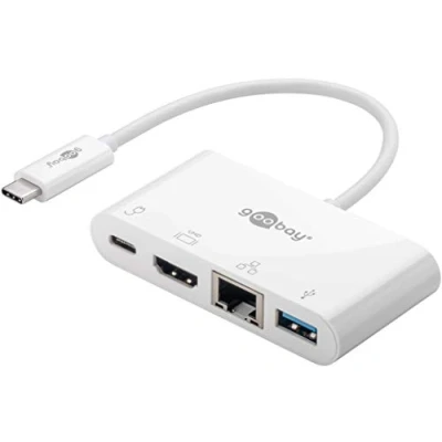 Bild av GooBay USB 3.1 Type C til HDMI, Netværk, 3.0 og Opladning