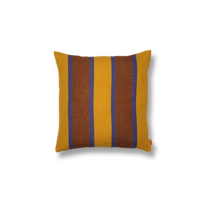 Bild av Ferm Living Grand Cushion Kudde Lime/Bright Blue/Choco W50 x H50 cm