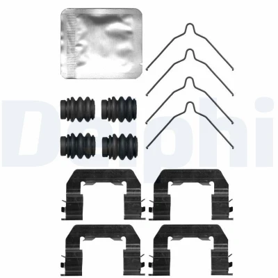 Bild av DELPHI LX0736 Kit d&#039;accessoires, plaquette de frein à disque