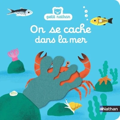 Bild av On se cache dans la mer Livre à toucher dès 6 mois
