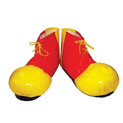 Bild av Bristol Novelty BA667 clownskoöverdrag clown överskor, flerfärgad, en storlek