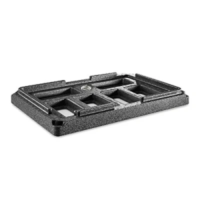 Bild av Thermohauser kylfäste ram gästgaller GN 1/1 för EPP termobox 60 x 40 8 cm upp till 6 kylklampar, svart